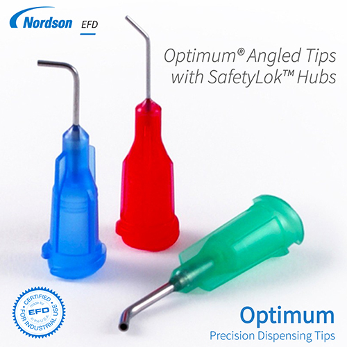 Nordson EFD 7016906 Dispensing Needle Tip, Angled, 45-Deg, 14GA